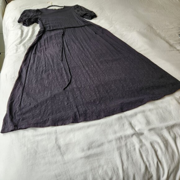 Boden Broderie Mix Jersey Midi Dress - Picture 10 of 12